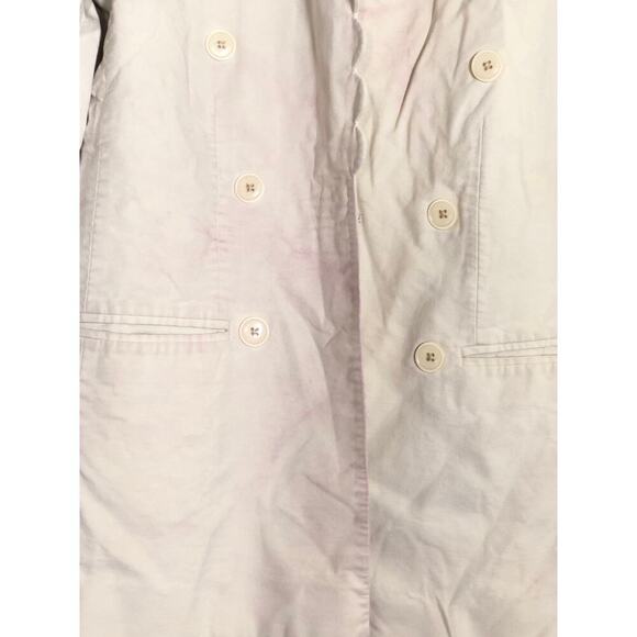 Rebecca Taylor Scallop Blazer Jacket Double-Breasted Front Vanilla Cream 6 - Picture 5 of 13